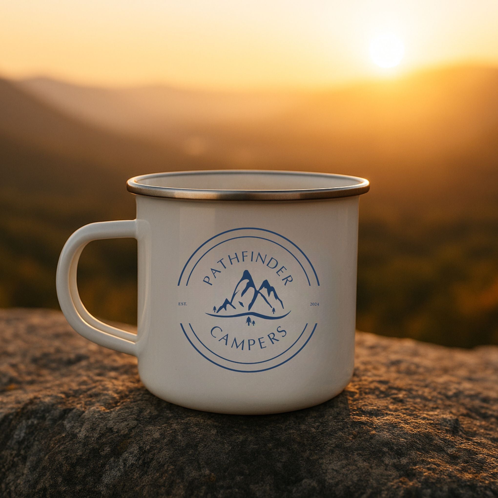 Enamel Camping Mug