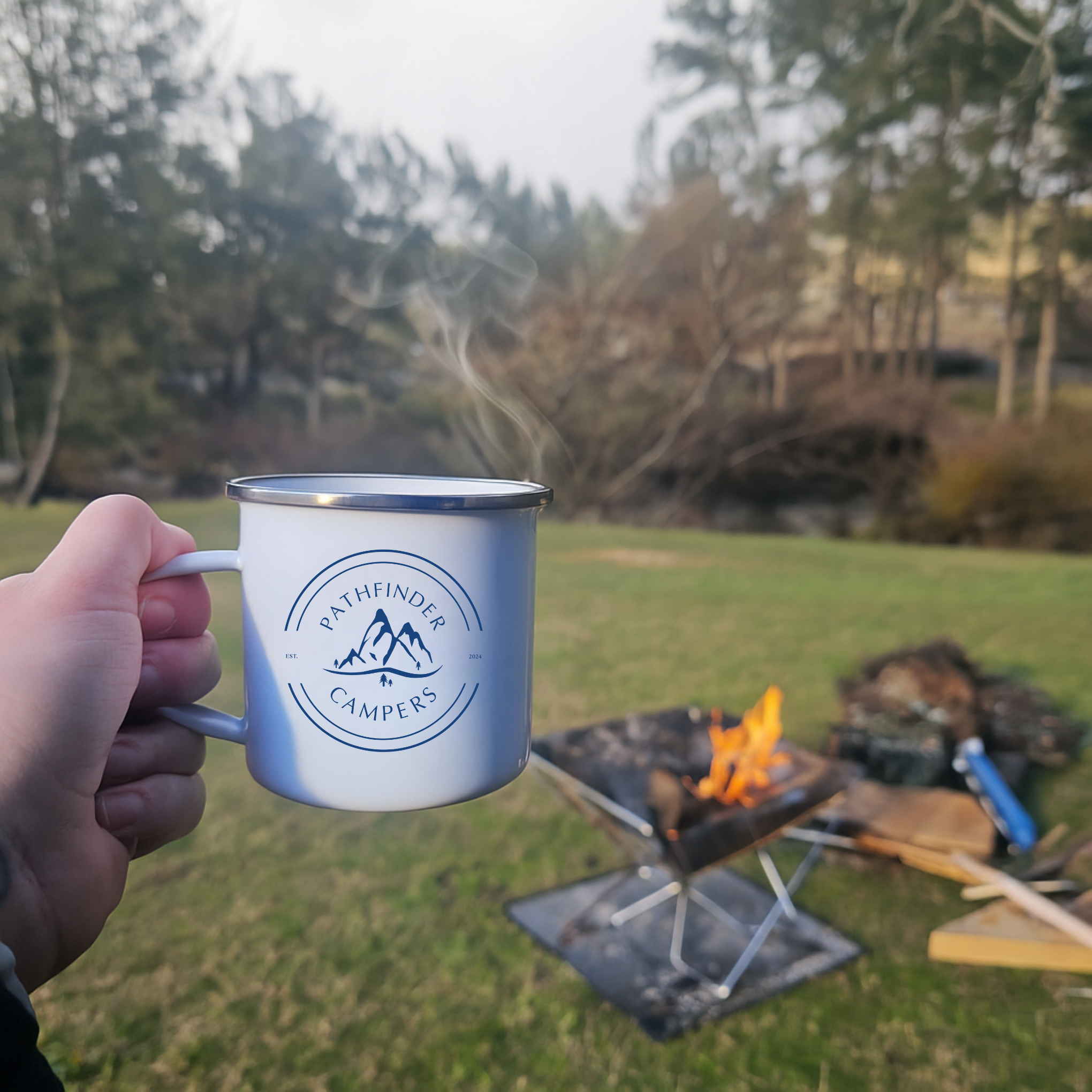 Enamel Camping Mug