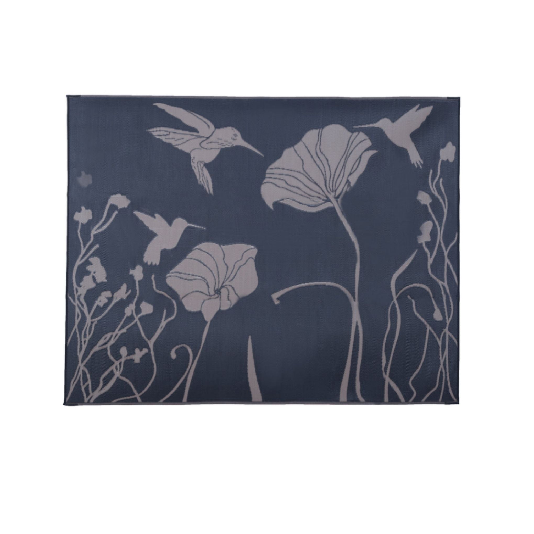 2.4m x 3.35m - PPE Outdoor Mat - Hummingbird Black/Brown