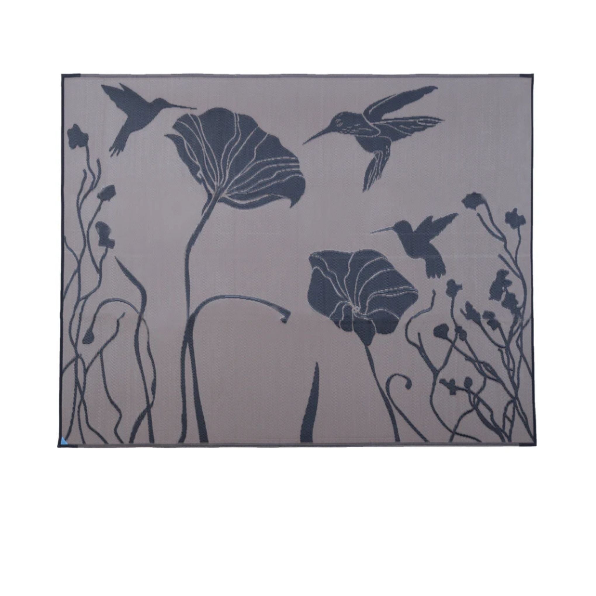 2.4m x 3.35m - PPE Outdoor Mat - Hummingbird Black/Brown
